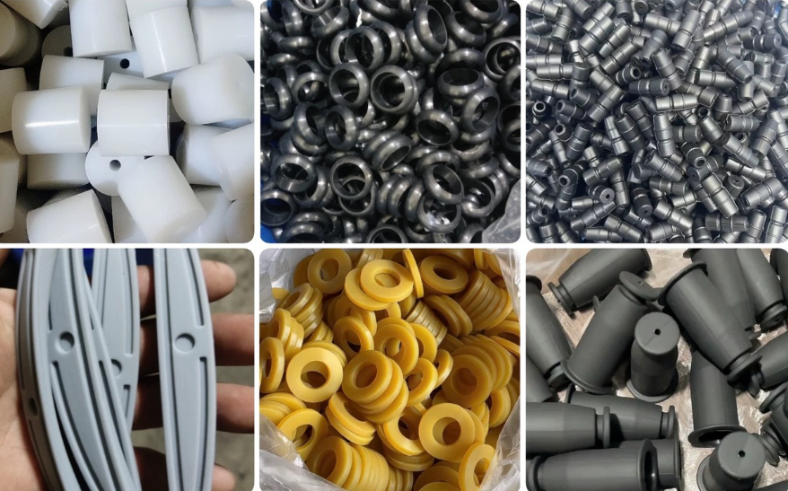 HCR/HTV/Solid Silicone Rubber 7 custom solid silicone rubber parts