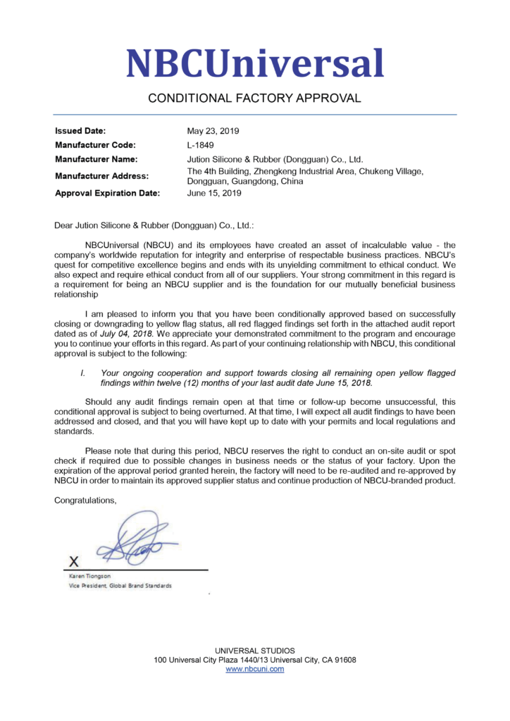 ZSR Certification 28 nbcu 01